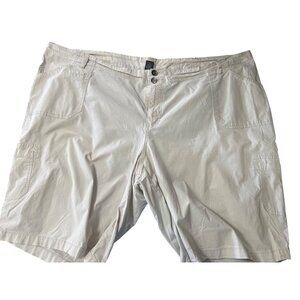 Lane Bryant  Cargo Shorts Size 28 Cotton Blend Outdoors  Plus Size